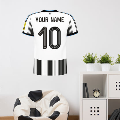 Newcastle United Football Club - Personalised Shirt Wall Sticker