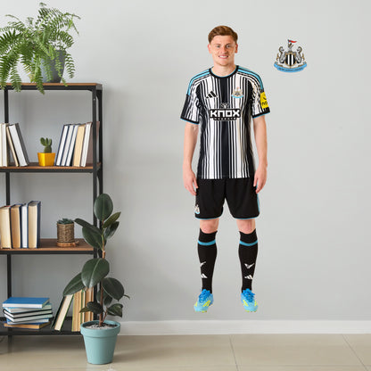 Newcastle United Wall Sticker - Barnes Player 26/27 Wall Decal Football Art