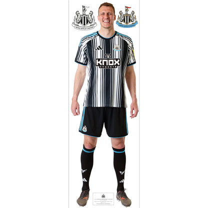 Newcastle United Wall Sticker - Dan Burn Player 26/27 Wall Decal Football Art