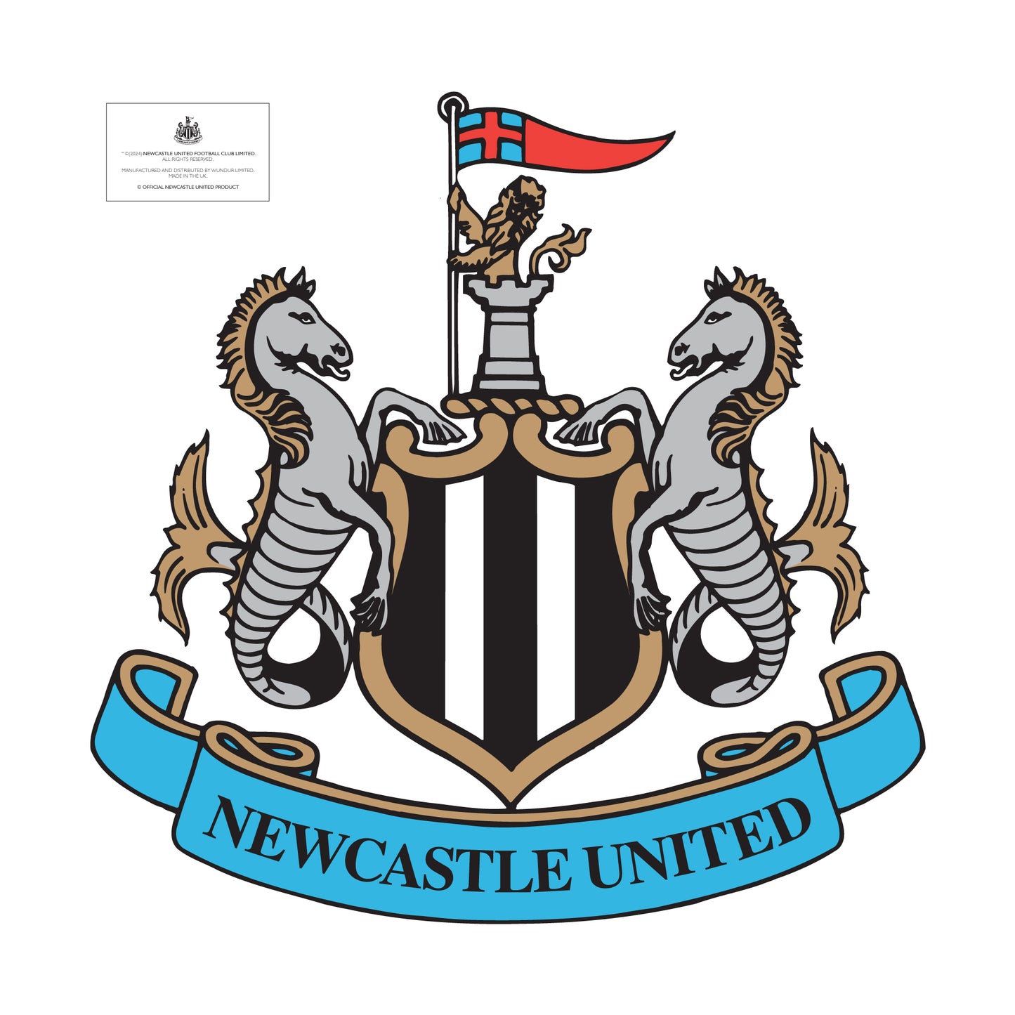 Newcastle United Football Club - Crest Wall Sticker