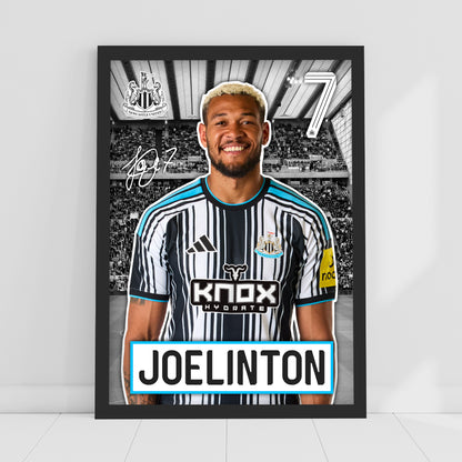 Newcastle United FC Print - Joeliton 26/27 Core Poster Football Wall Art