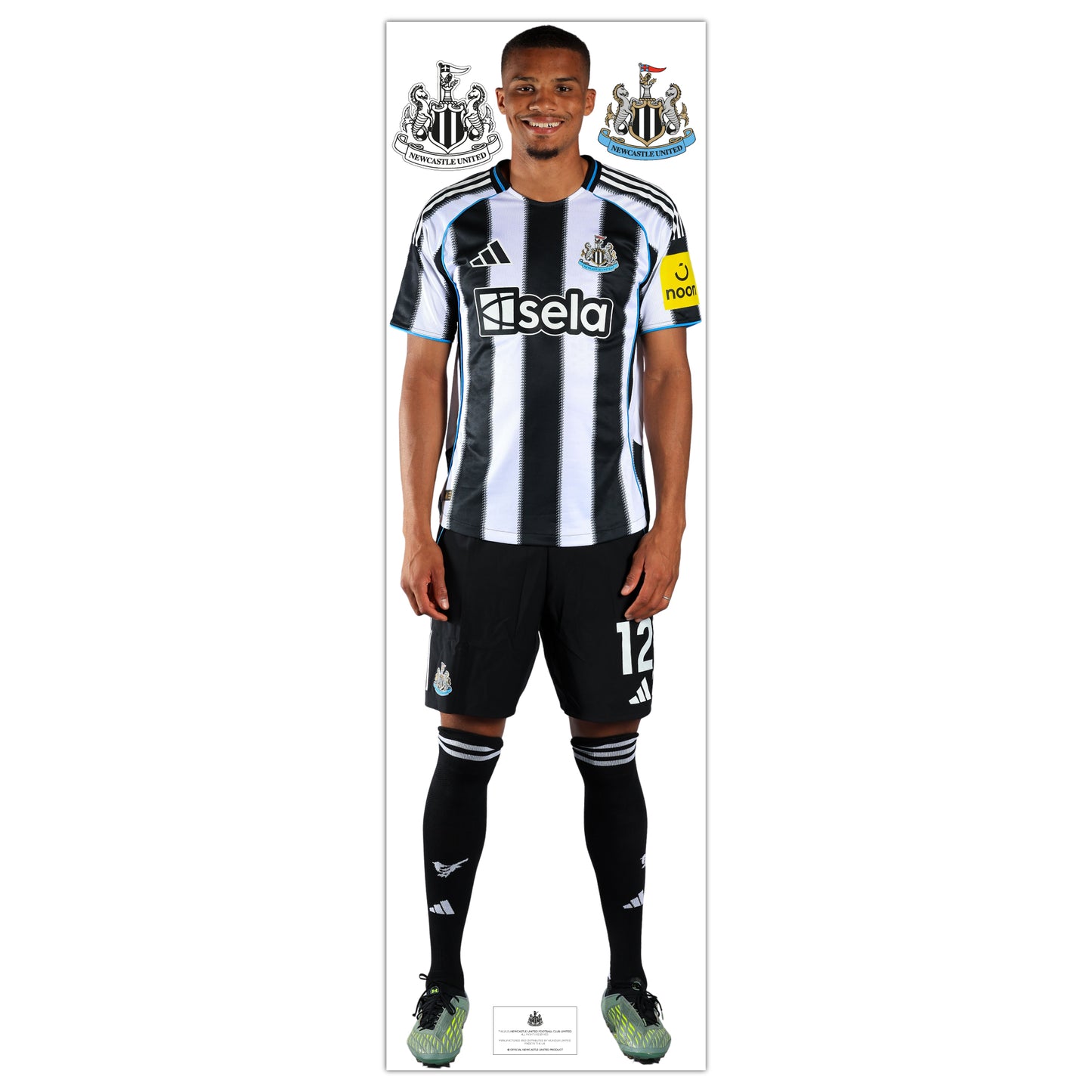 Newcastle United Wall Sticker - Thiaw Player 25/26 Wall Decal Football Art