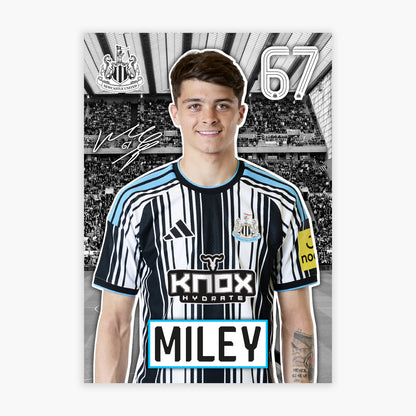 Newcastle United FC Print - Miley 26/27 Core Poster Football Wall Art