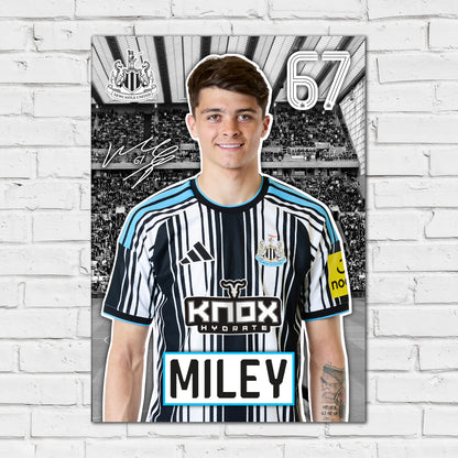 Newcastle United FC Print - Miley 26/27 Core Poster Football Wall Art