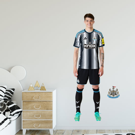 Newcastle United Wall Sticker - Miley Player 26/27 Wall Decal Football Art