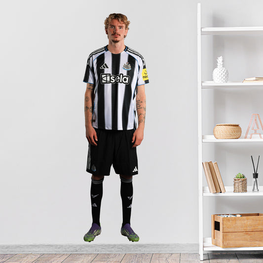 Newcastle United Wall Sticker - Woltemade Player 25/26 Wall Decal Football Art