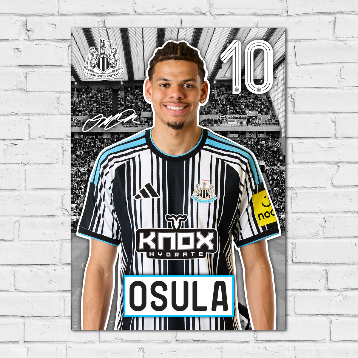 Newcastle United FC Print - Osula 26/27 Core Poster Football Wall Art