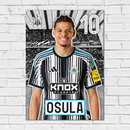 Newcastle United FC Print - Osula 26/27 Core Poster Football Wall Art