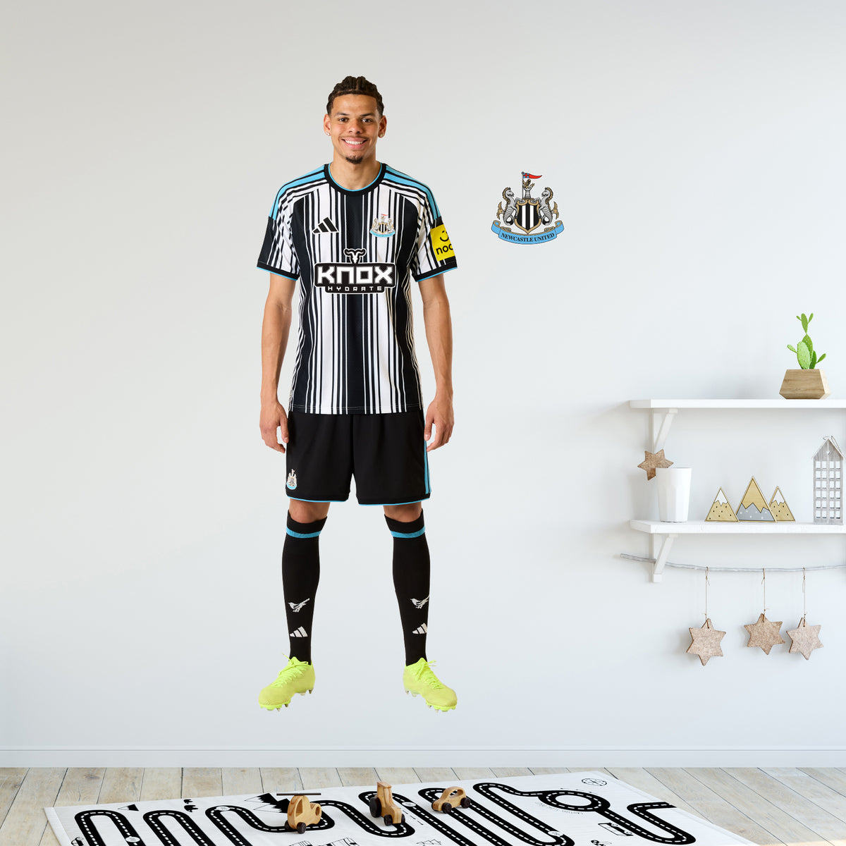 Newcastle United Wall Sticker - Osula Player 26/27 Wall Decal Football Art