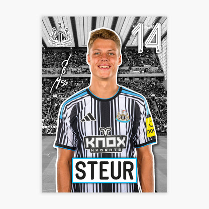 Newcastle United FC Print - Steur 26/27 Core Poster Football Wall Art