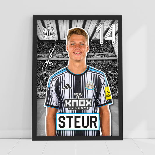 Newcastle United FC Print - Steur 26/27 Core Poster Football Wall Art