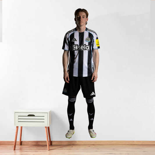 Newcastle United Wall Sticker -  Gordon Player 25-26 Wall Decal Football Art