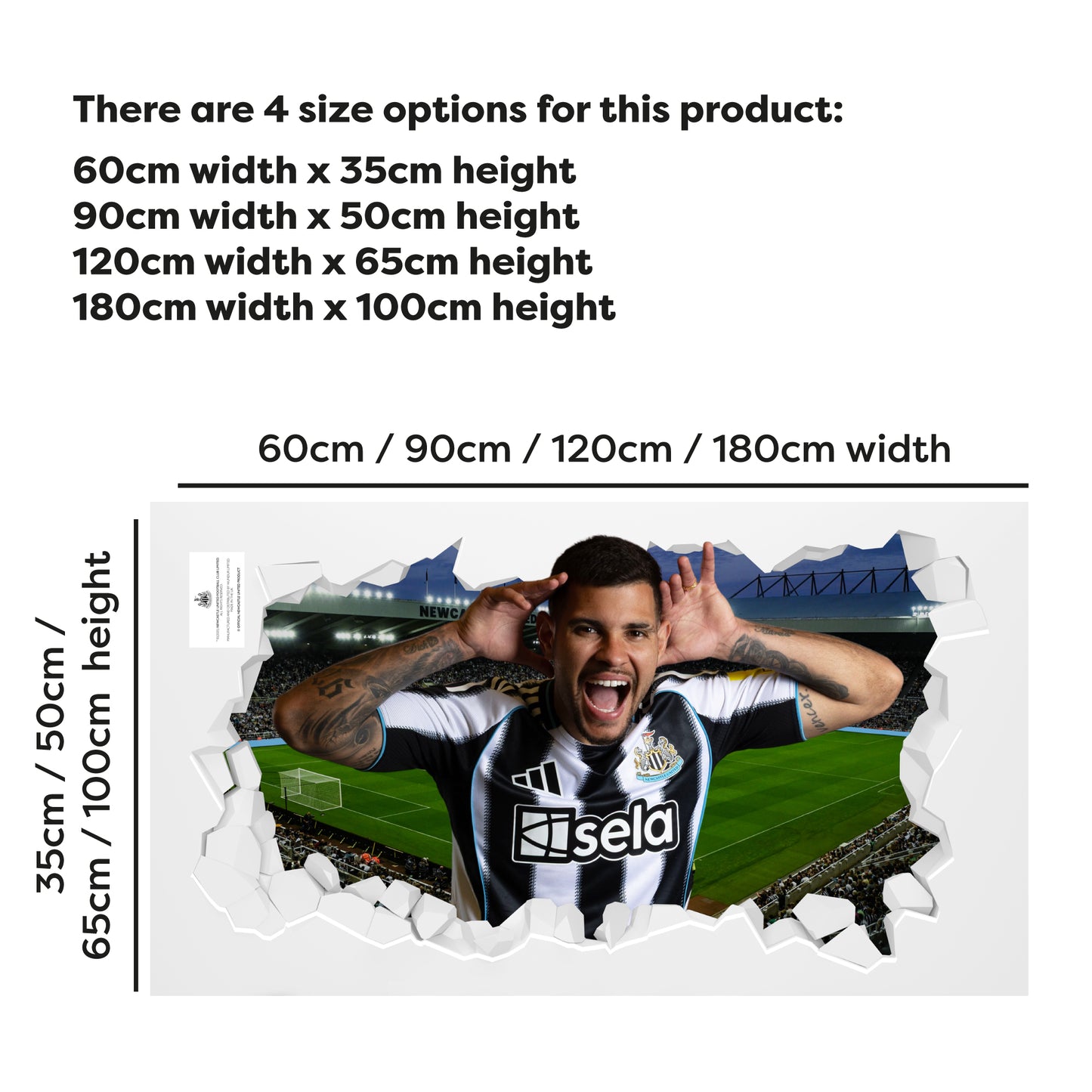 Newcastle United Football Club - Bruno G. 25/26 Broken Wall
