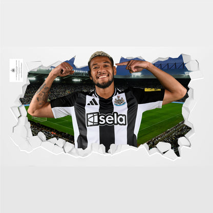 Newcastle United Football Club - Joelinton 24/25 Broken Wall