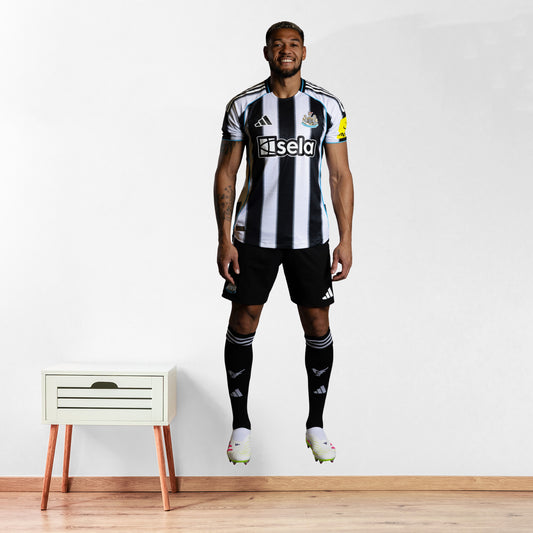 Newcastle United Wall Sticker -  Joelinton Player 25/26 Wall Decal Football Art