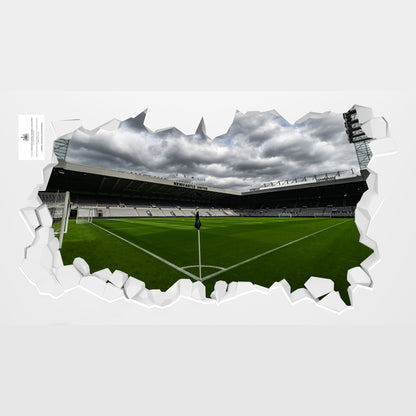 Newcastle United Football Club - Stadium From Corner Flag Broken Wall