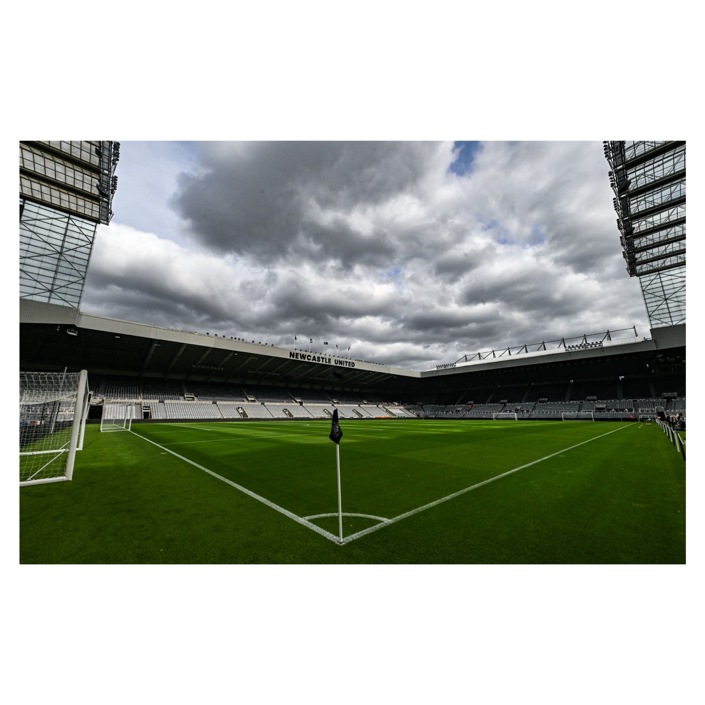 Newcastle United Football Club - Stadium From Cornerflag Full Wall Mural