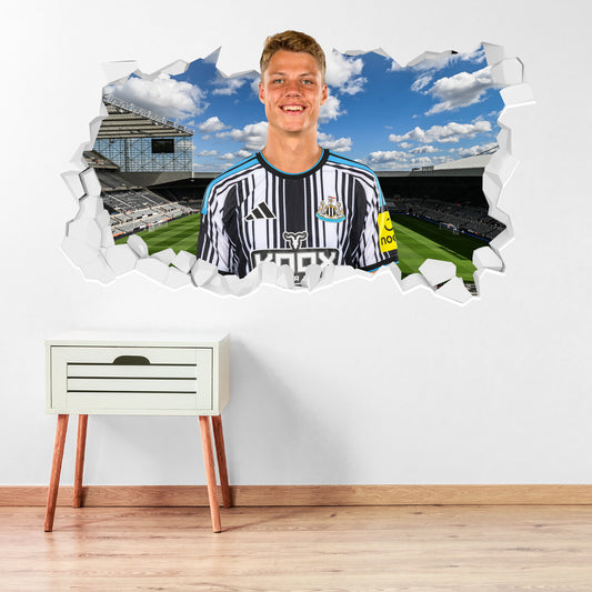 Newcastle United Football Club - Steur 26/27 Broken Wall Sticker