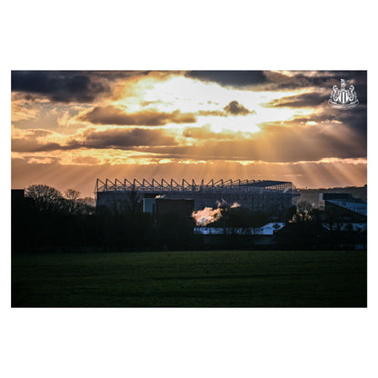 Newcastle United Football Club - Sunshine Over Stadium Full Wall Mural