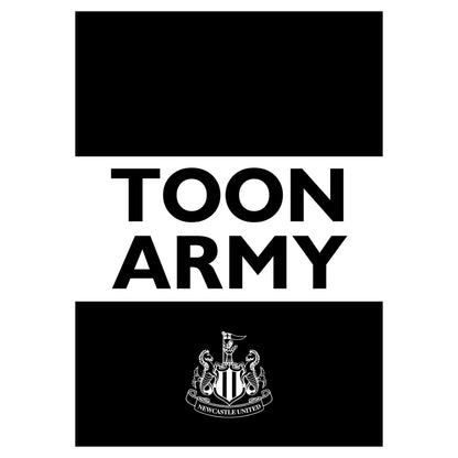 Newcastle United FC Print - Toon Army Striped Poster Football Wall Art