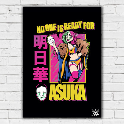 WWE Print - No One is Ready for Asuka Graphic Poster Wrestling Wall Art