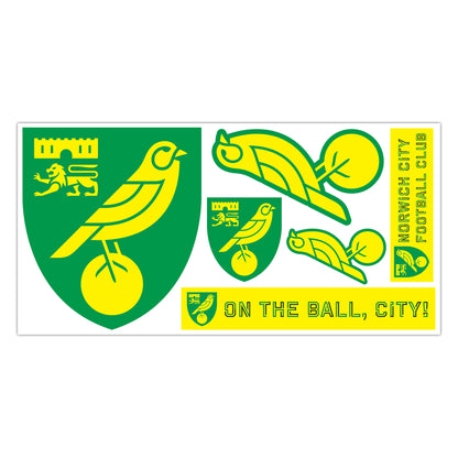 Norwich Football Club - Decal Sticker Set