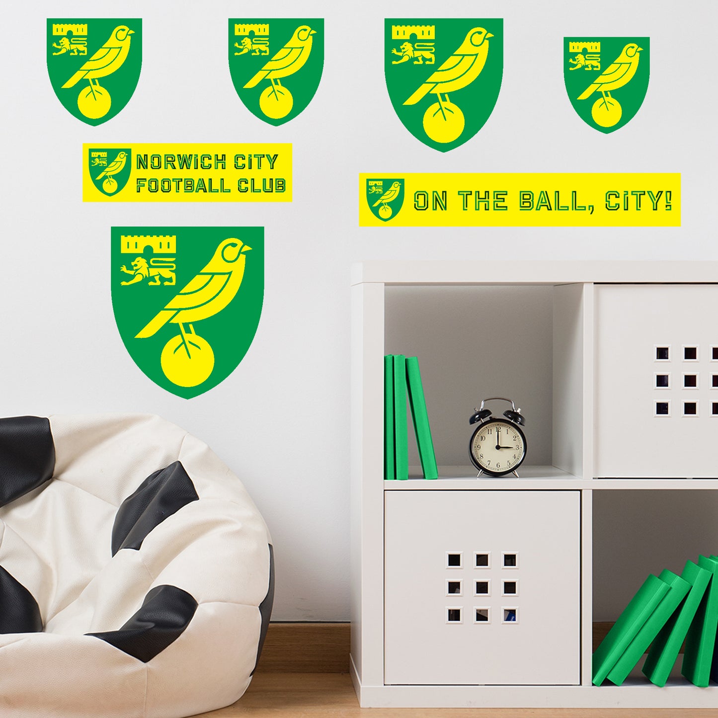 Norwich Football Club - Decal Sticker Set