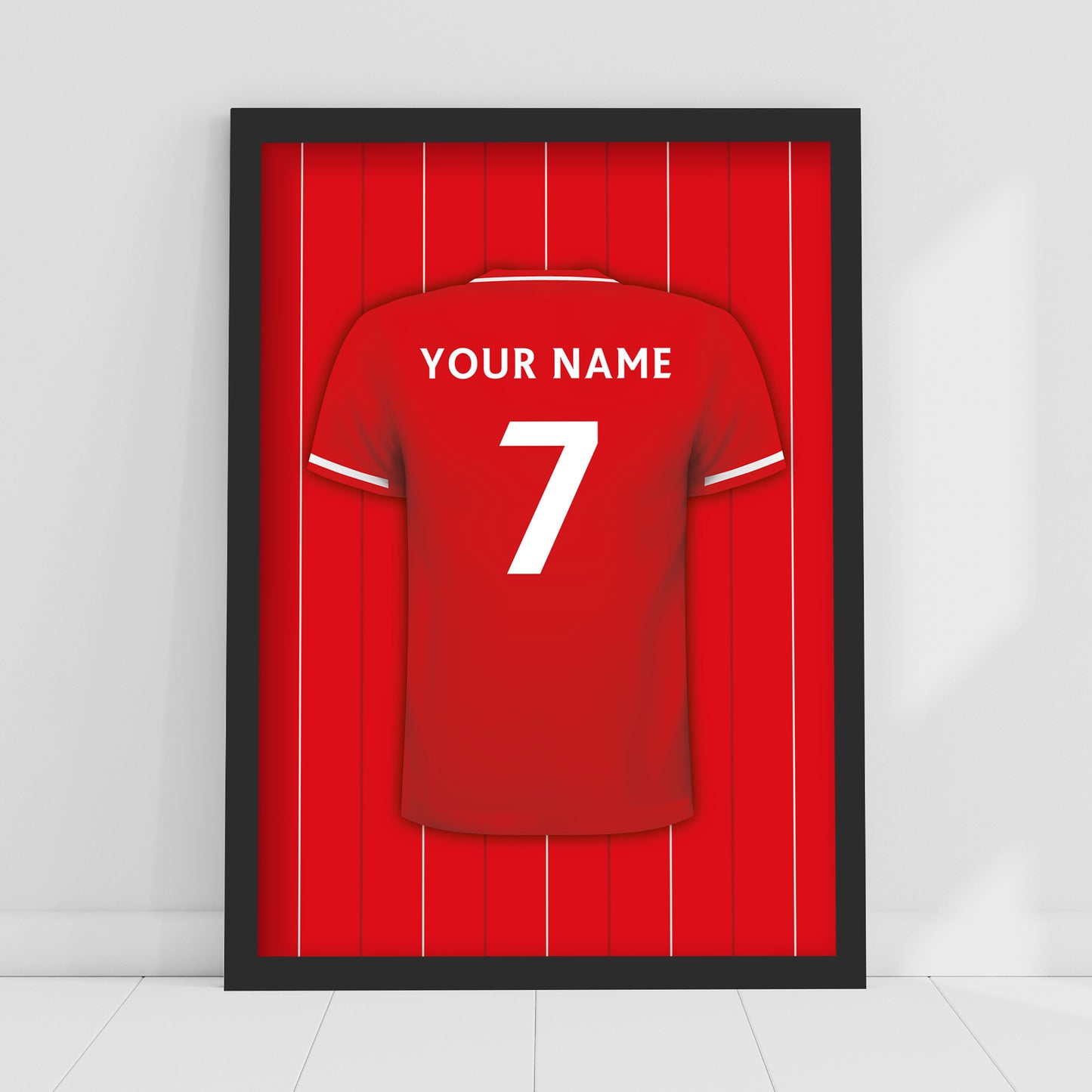Nottingham Forest FC Print - Shirt Design Personalised Poster