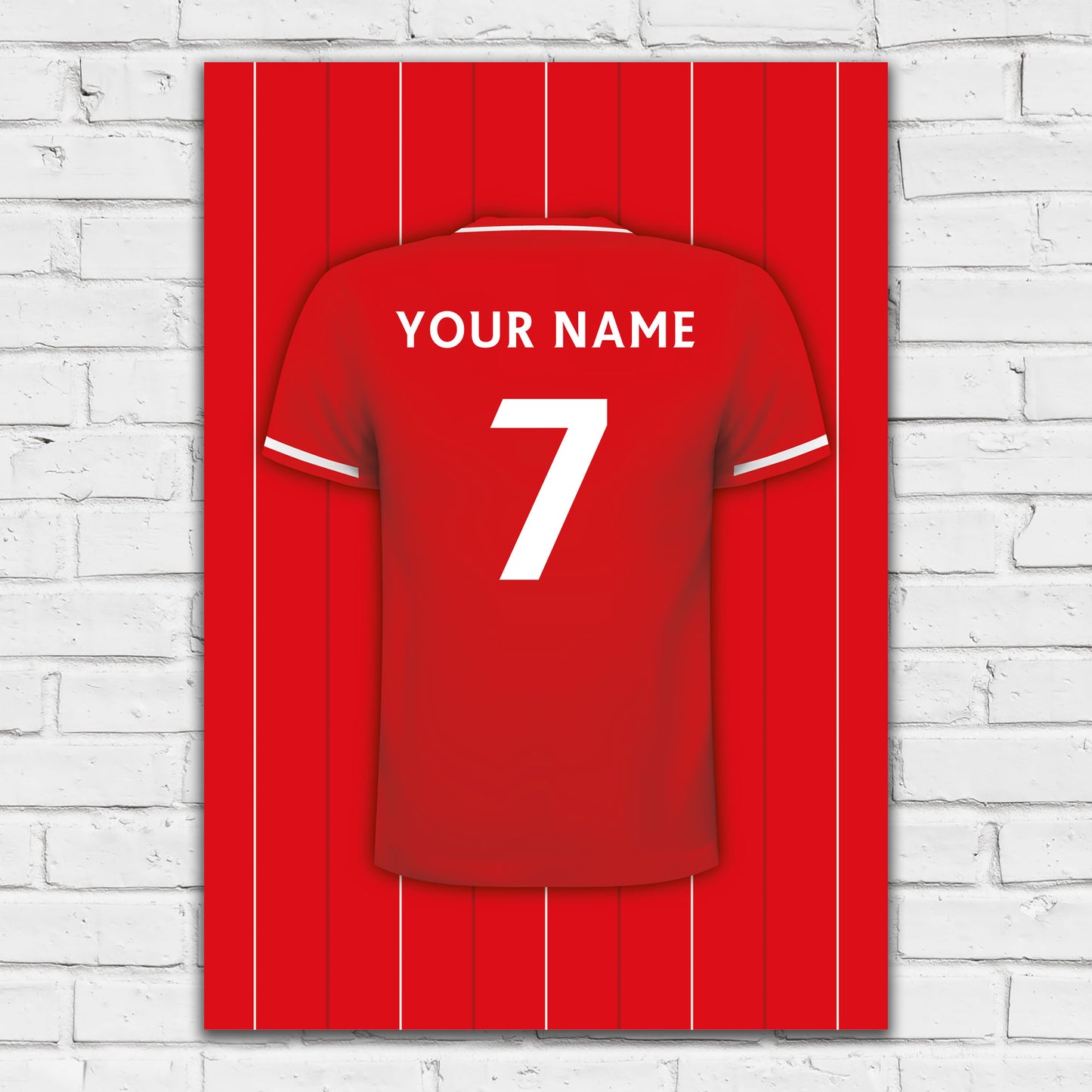 Nottingham Forest FC Print - Shirt Design Personalised Poster