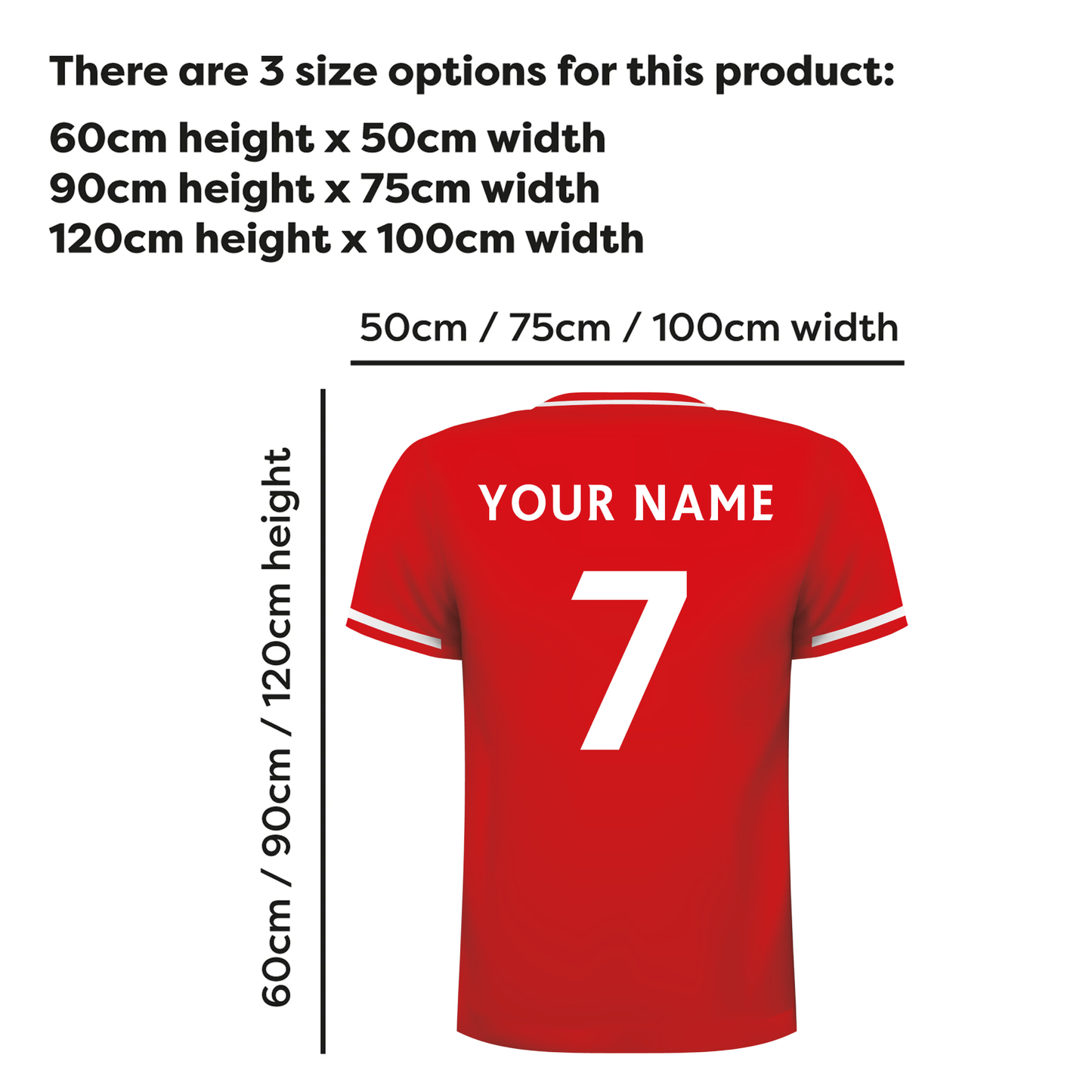 Nottingham Forest FC - Personalised Shirt Wall Sticker