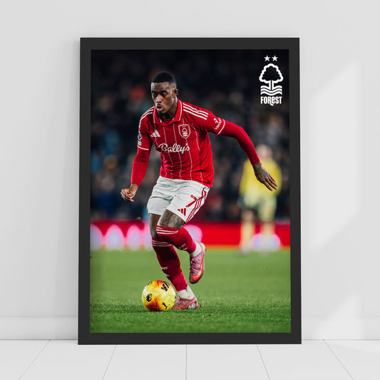Nottingham Forest FC Print - Callum Hudson-Odoi Action Shot Poster