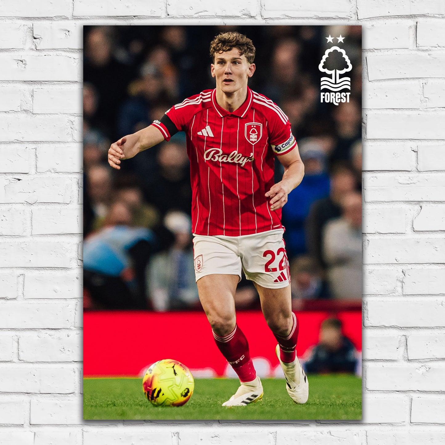 Nottingham Forest FC Print - Ryan Yates Action Shot Poster