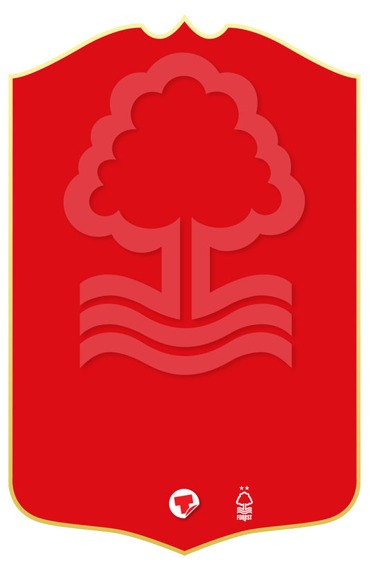 Nottingham Forest 24 Personalised Stats Card