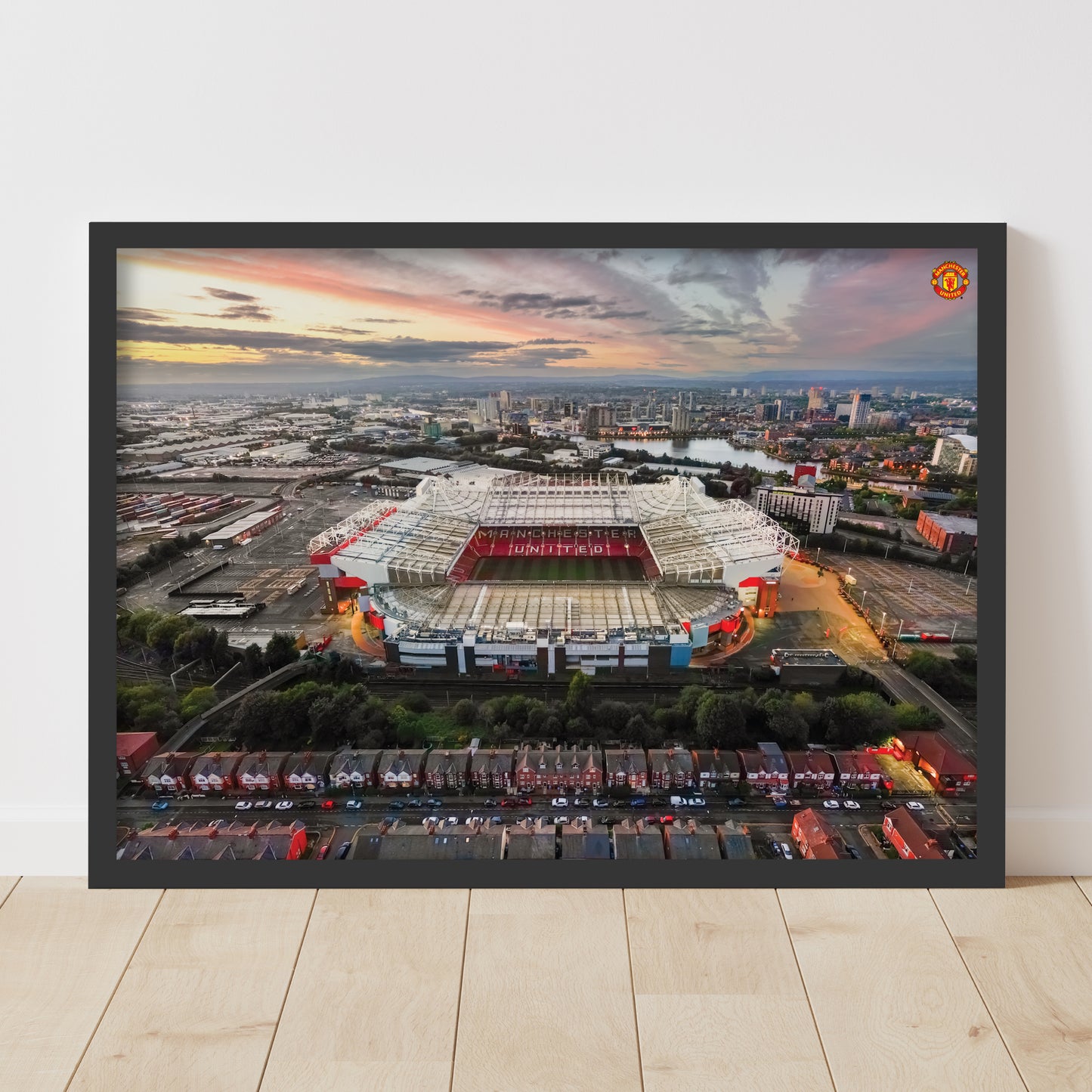 Manchester United FC Print - Aerial Stadium Image Poster