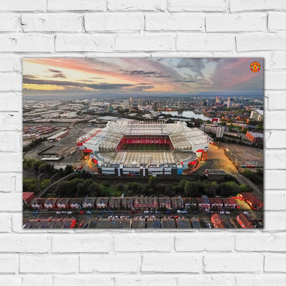 Manchester United FC Print - Aerial Stadium Image Poster