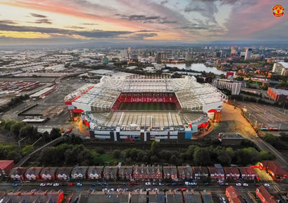 Manchester United Old Trafford Stadium - Aerial Image Full Wall Mural