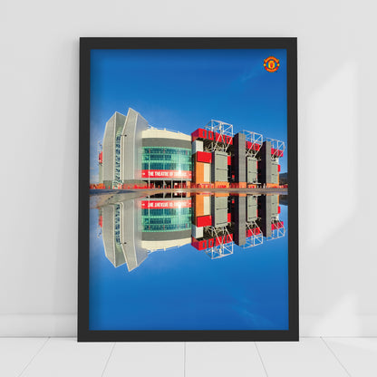 Manchester United FC Print - Old Trafford Reflection Poster
