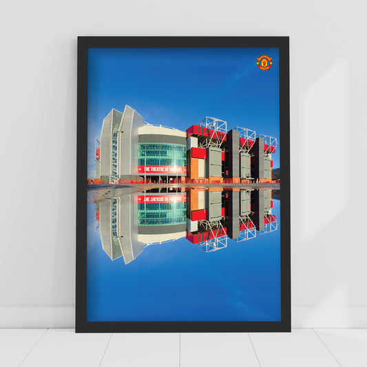 Manchester United FC Print - Old Trafford Reflection Poster