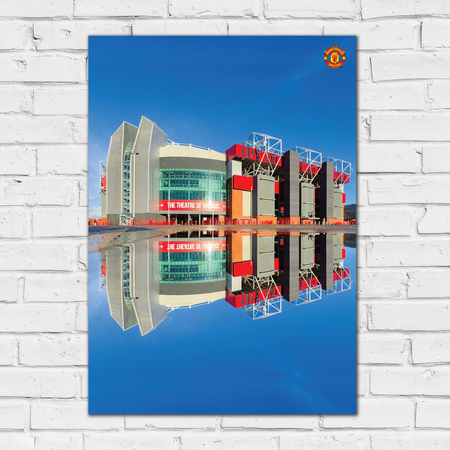 Manchester United FC Print - Old Trafford Reflection Poster