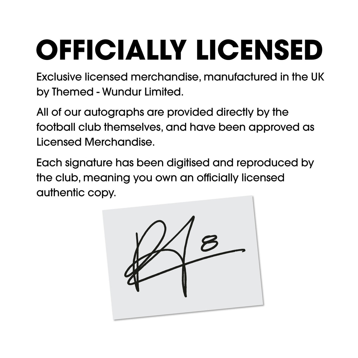 Manchester United Signature Collection Mounted Print – Senne Lammens Replica Signed Photo