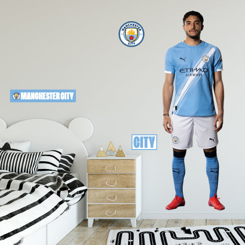 Manchester City FC - Omar Marmoush 25/26 Player Wall Sticker + Decal Set