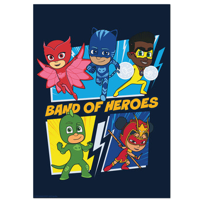 PJ Masks Power Heroes Print – Band Of Heroes Poster Wall Art