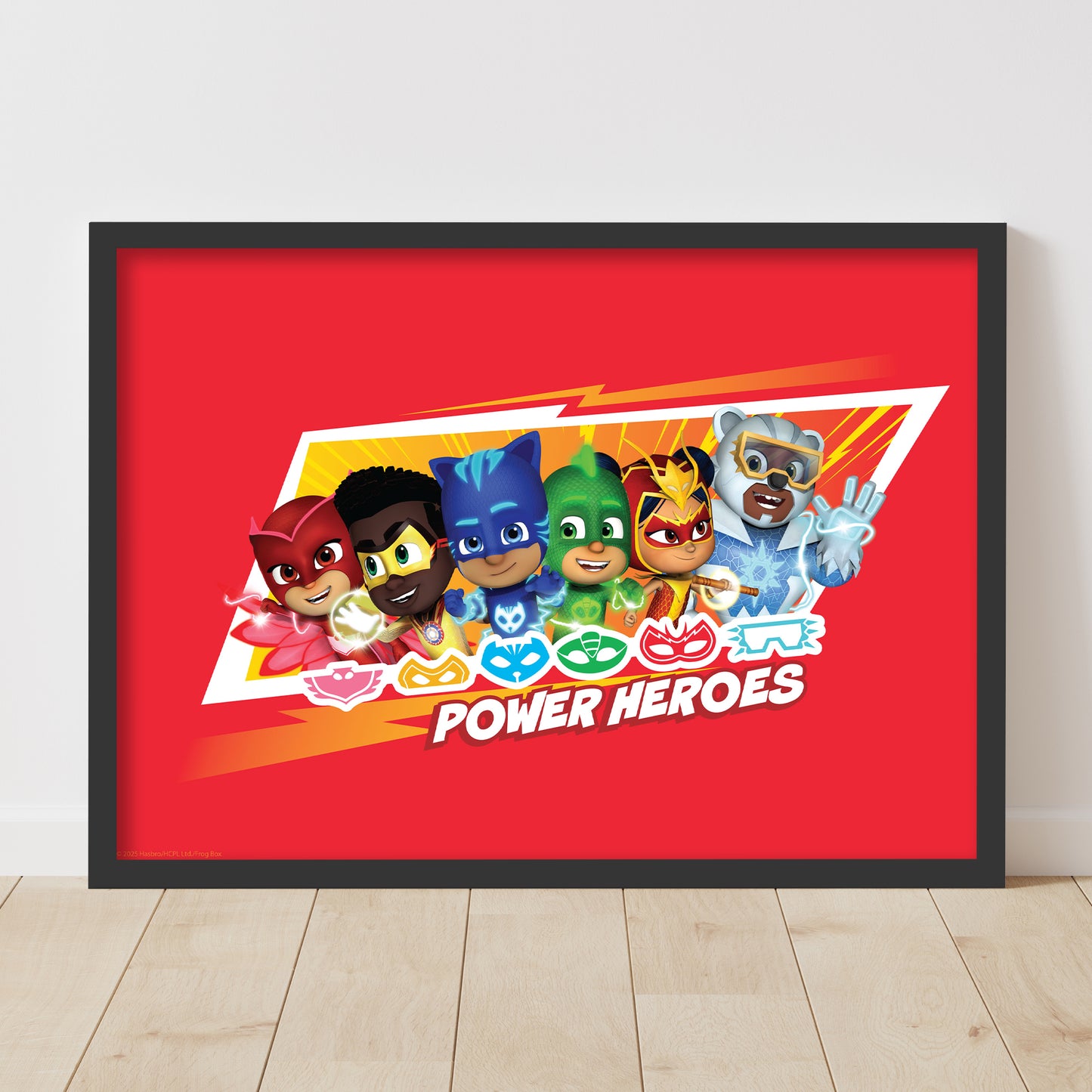 PJ Masks Power Heroes Print – Red Group Poster Wall Art