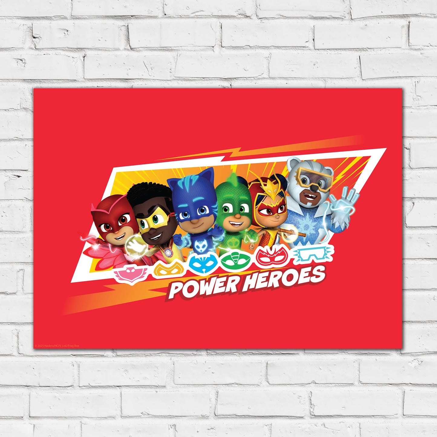 PJ Masks Power Heroes Print – Red Group Poster Wall Art