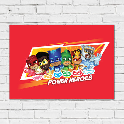 PJ Masks Power Heroes Print – Red Group Poster Wall Art