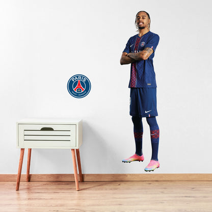 Paris Saint-Germain F.C. Barcola 25-26 Player Wall Sticker