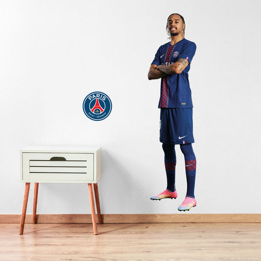 Paris Saint-Germain F.C. Barcola 25-26 Player Wall Sticker
