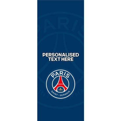 Paris Saint-Germain Wall Sticker - Dart Board Backdrop with Personalised Text PSG Wall Art