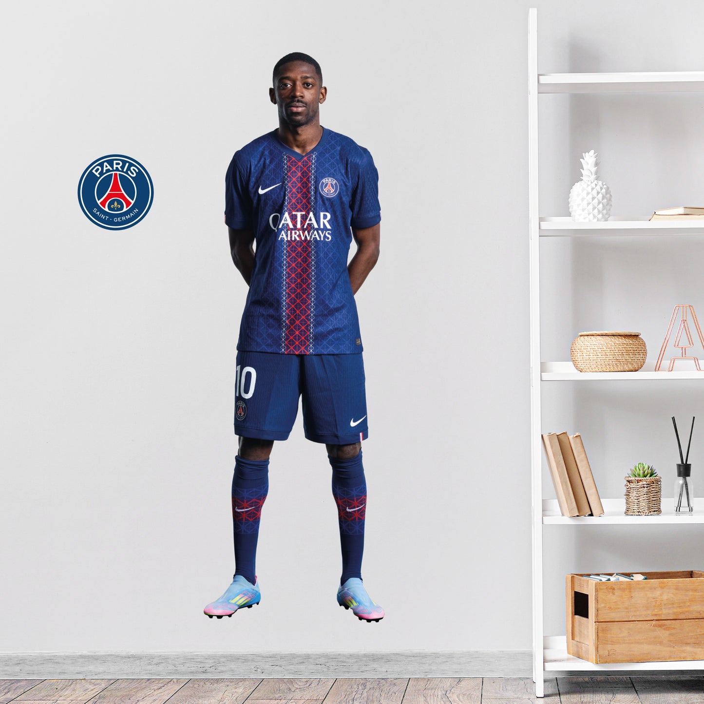 Paris Saint-Germain F.C. Dembele 25-26 Player Wall Sticker