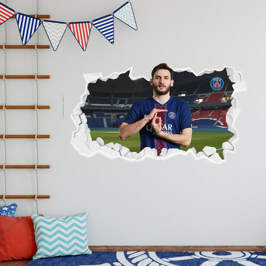 Paris Saint-Germain F.C. Kvaratskhelia 25-26 Broken Wall Sticker